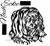 PLOTTERdatei Tibet Terrier Nr. 1 SVG / EPS 