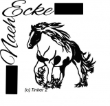 Embroidery Horse Tinker Irish Cob 2 11.81 x 7.87 