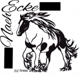 FILE Horse Tinker Irish Cob 2 SVG / EPS 