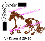 Embroidery Horse Tinker Irish Cob 5 11.81 x 7.87
