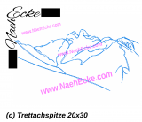 Embroidery Trettachspitze 11.81 x 7.87