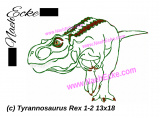 Stickdatei Tyrannosaurus rex 1-2 13x18 / 14x20