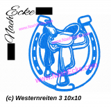 Stickdatei Westernreiten 3 10x10