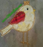 Embroidery Bird 2 Wren 