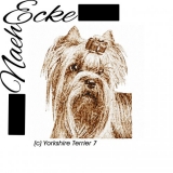 Stickdatei Yorkshire Terrier Nr. 7 13x18 