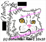 Stickdatei Bohemian Rex 1 10x10