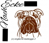 Stickdatei Englische Bulldogge Nr. 2 10x10 