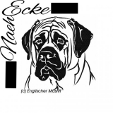 Stickdatei Englischer Mastiff Nr. 1 20x30 