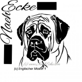 Datei Englischer Mastiff Nr. 1 SVG / EPS 