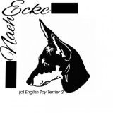Stickdatei English Toy Terrier 2 13x18 