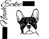 Stickdatei Französische Bulldogge Nr. 8 13x18 hoch