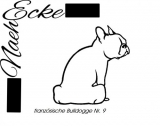 Stickdatei Französische Bulldogge Nr. 9 13x18 