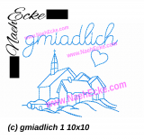 Stickdatei gmiadlich 1 10x10