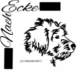 Stickdatei Labradoodle 2 13x18 