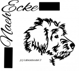 Stickdatei Labradoodle 2 10x10 