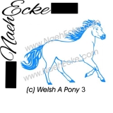 PLOTTERdatei Welsh-Pony Sektion A 3 SVG / EPS 