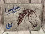 Embroidery Horse Nr. 24 Andalusier 5y7" 